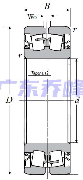 NTN MX-W22220EALLKD1C3轴承图纸