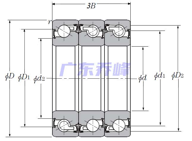 NTN BST30X62-1BLXLDFT轴承图纸