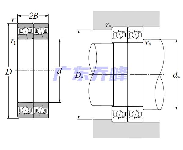 NTN HSB913CDTP2轴承图纸