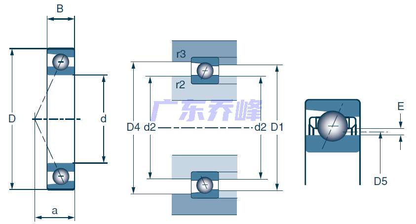 NTN-SNR 7014HVUJ74轴承图纸