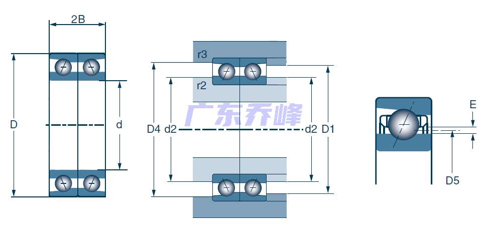NTN-SNR 7022HVDUJ74轴承图纸