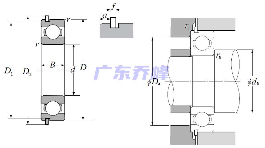 NTN 6011NRC4轴承图纸