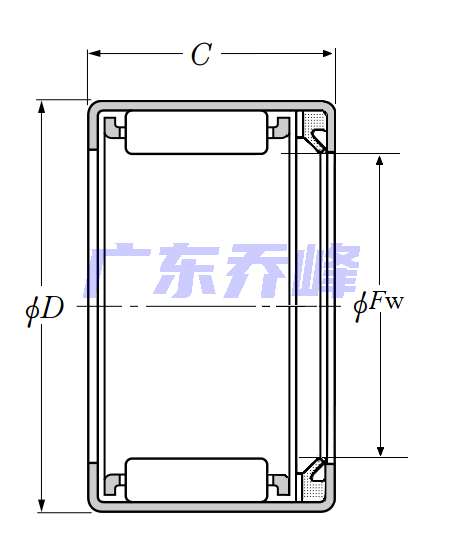 NTN HMK2518L轴承图纸