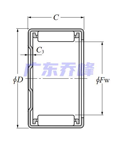 NTN BK5020轴承图纸