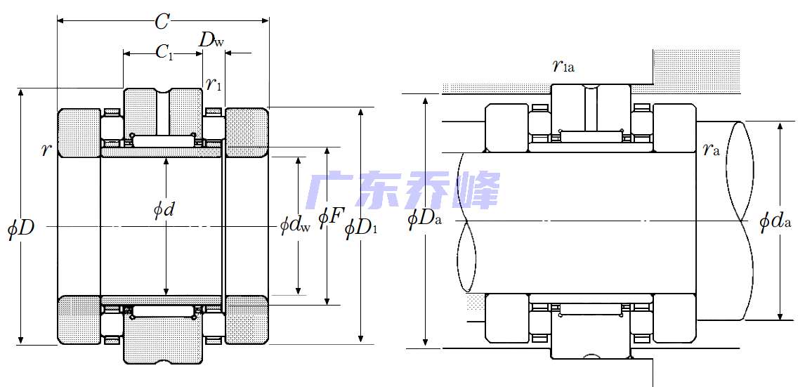 NTN ARN5090L1P5轴承图纸