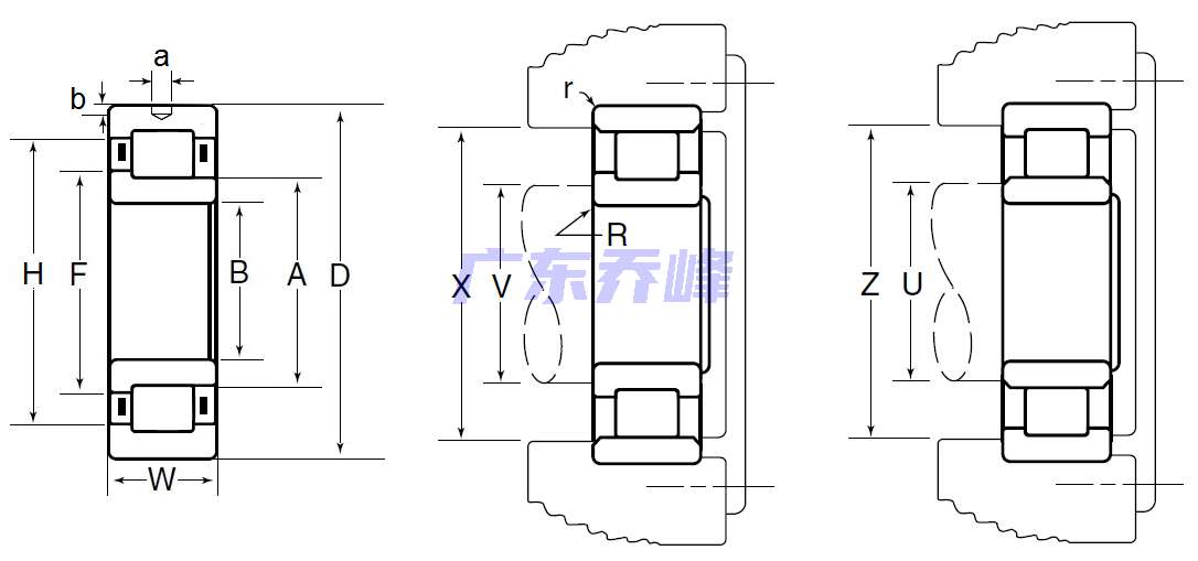 NTN MR7309EAHL轴承图纸