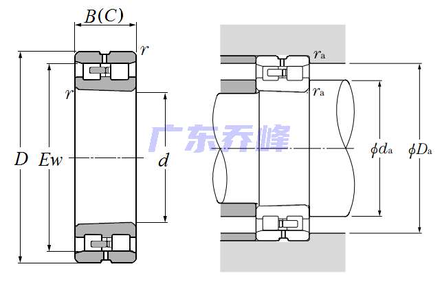 NTN NN3926KD1XC0NAUP轴承图纸