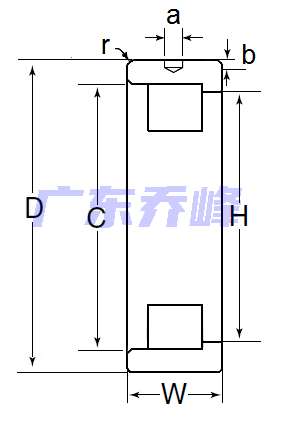 NTN M1924DAH轴承图纸