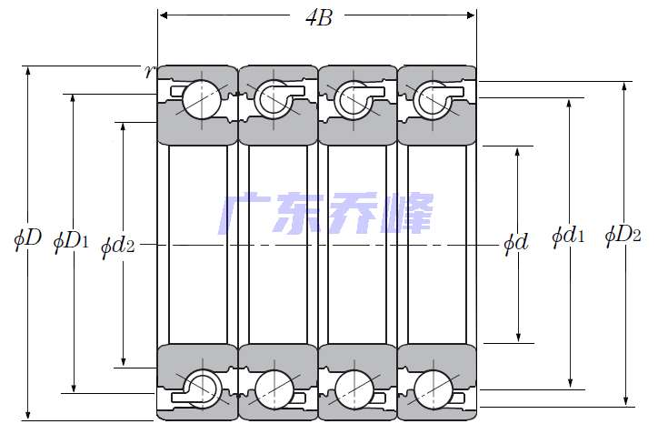 NTN BST35X72-1BDBTT轴承图纸