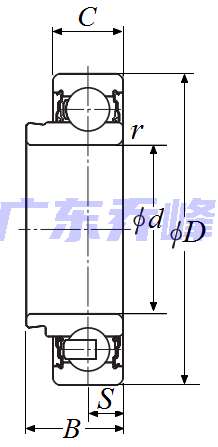 NTN NPC102RP轴承图纸