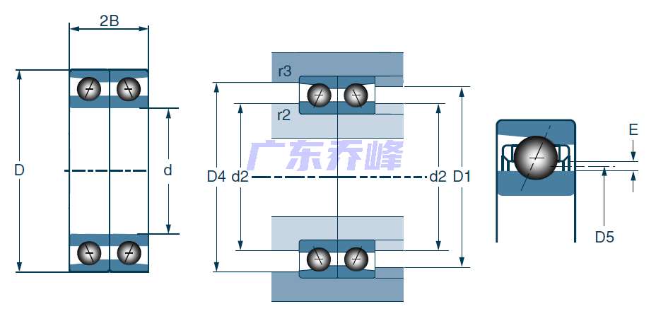 NTN-SNR CH71906HVDUJ74轴承图纸