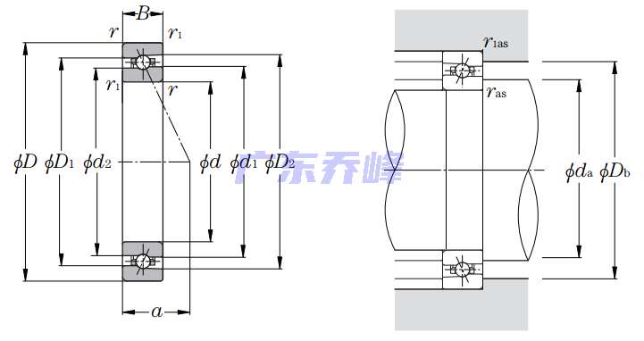 NTN 5S-2LA-HSF016AD轴承图纸