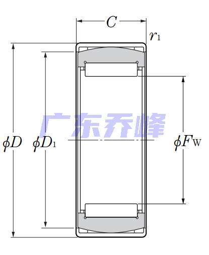 NTN RPNA28/44R轴承图纸