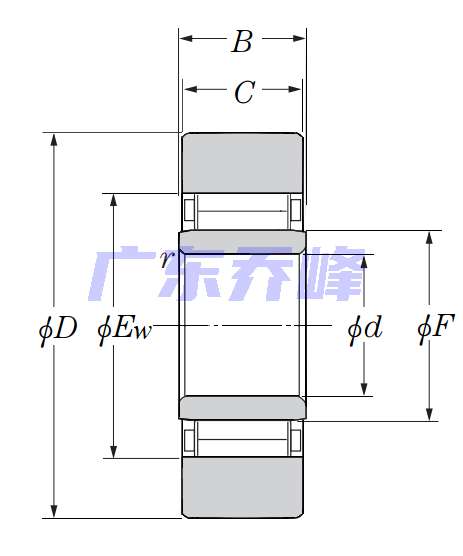 NTN NAB2/6XT2轴承图纸