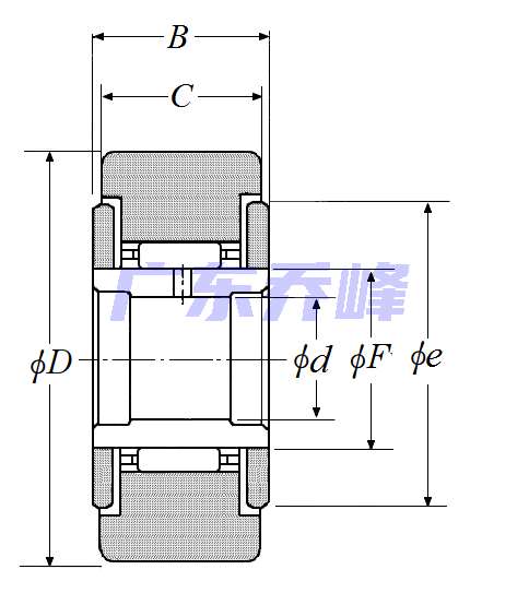NTN NATR31.7X76.2X32轴承图纸