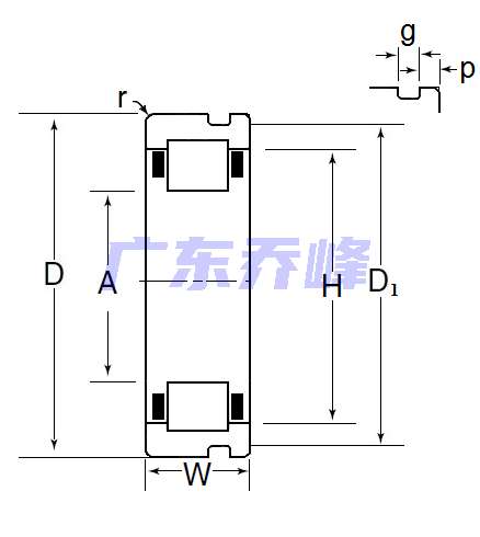 NTN M1213GEAL轴承图纸