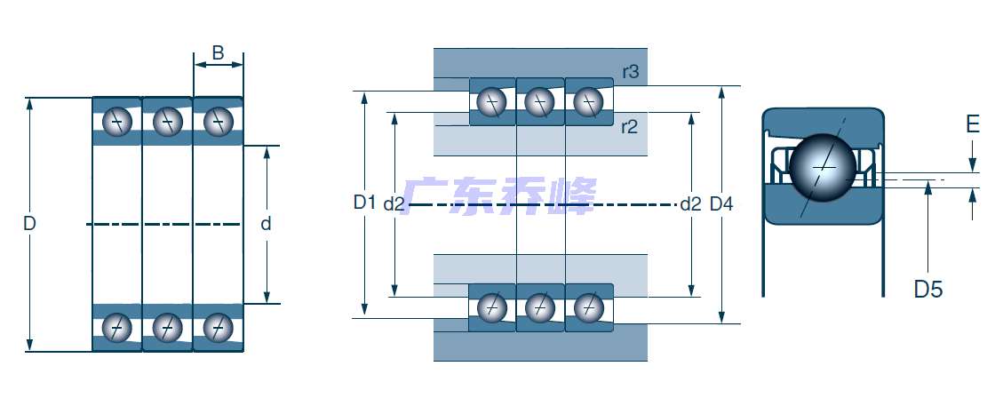 NTN-SNR 7208HG1Q15J74轴承图纸