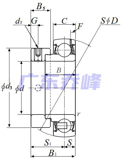 NTN A-JEL210-200D1轴承图纸
